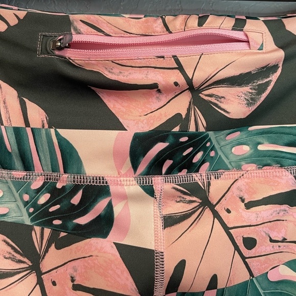 Nike Dri-Fit Fast Crop Running Tight Fit Botanical Legging Women's Size … - Picture 7 of 10